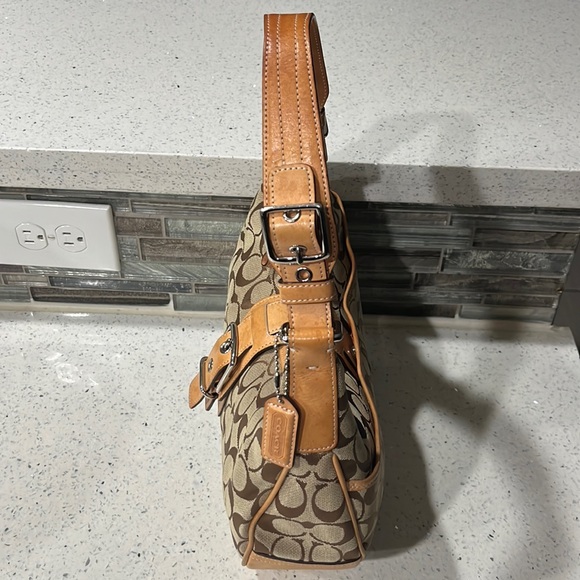 Vintage Hampton Coach Hobo Monogram Shoulder Bag - Picture 9 of 17